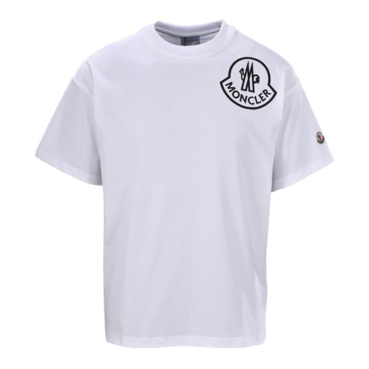 Chest glue logo printed short-sleeved T-shirt