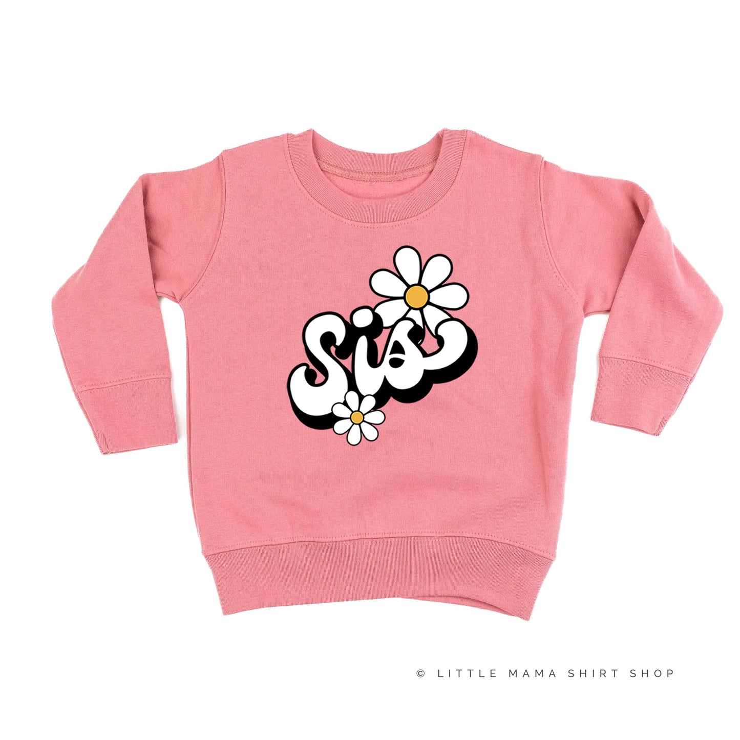 DAISY - SIS - w/ Full Daisy on Back - Child Sweater