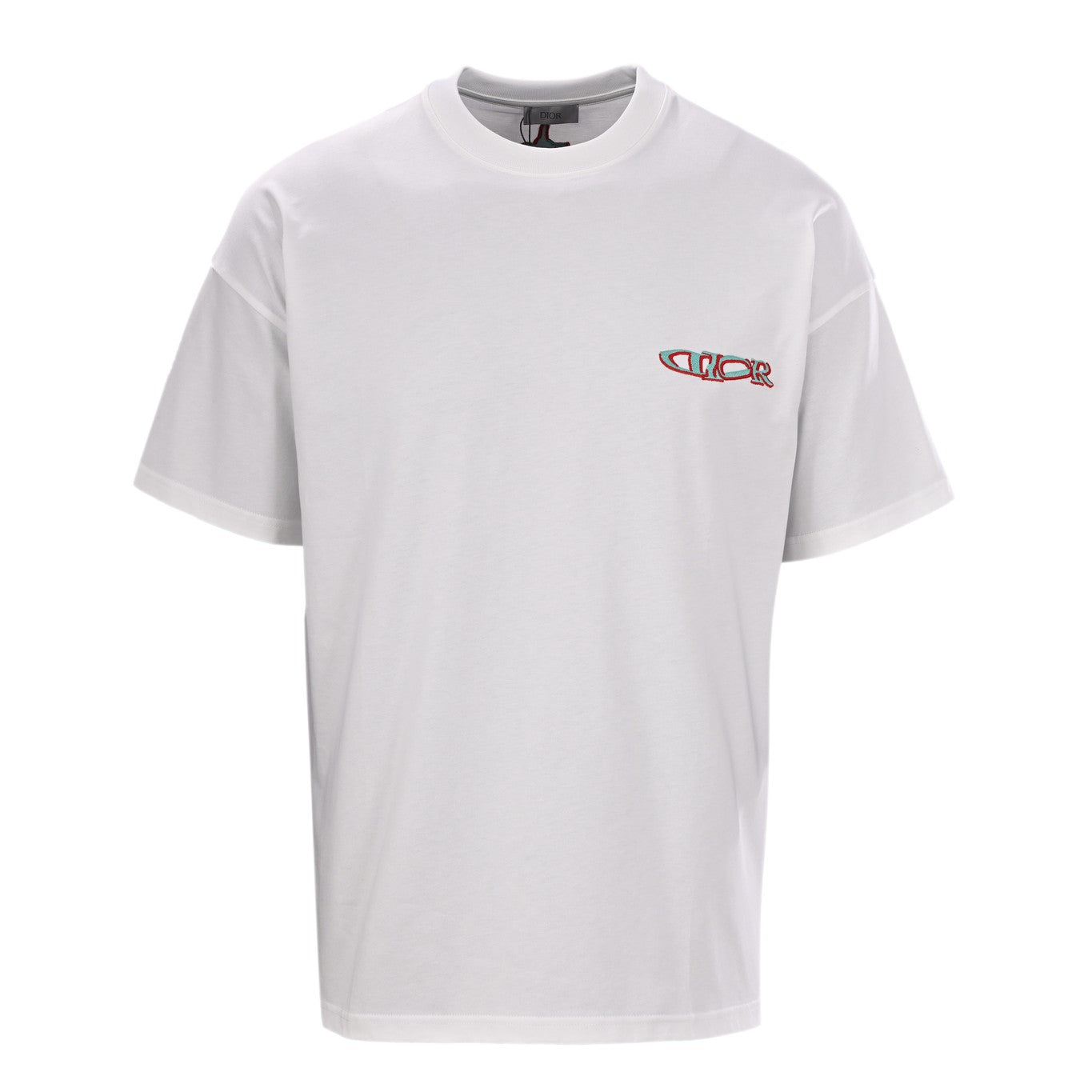 Co-branded ski letter embroidered short-sleeved T-shirt