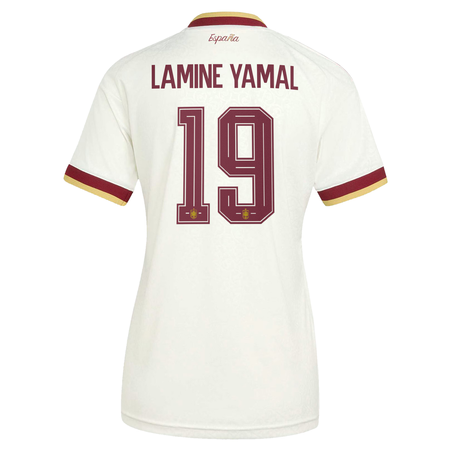 Lamine Yamal Spain National Team Women's 2026 Away Replica Jersey - White