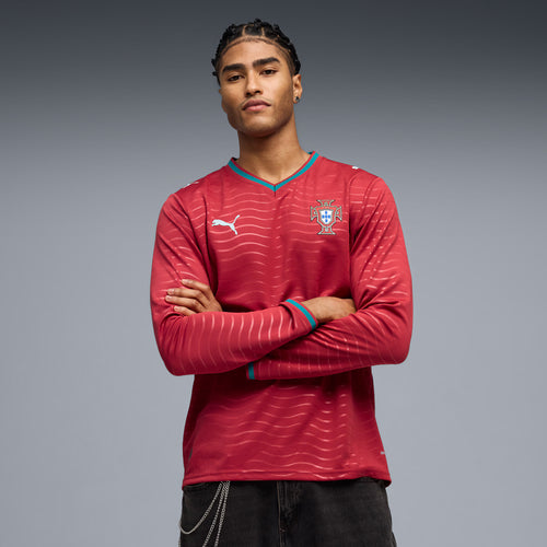 Portugal National Team 2026 Home Replica Long Sleeve Jersey - Red