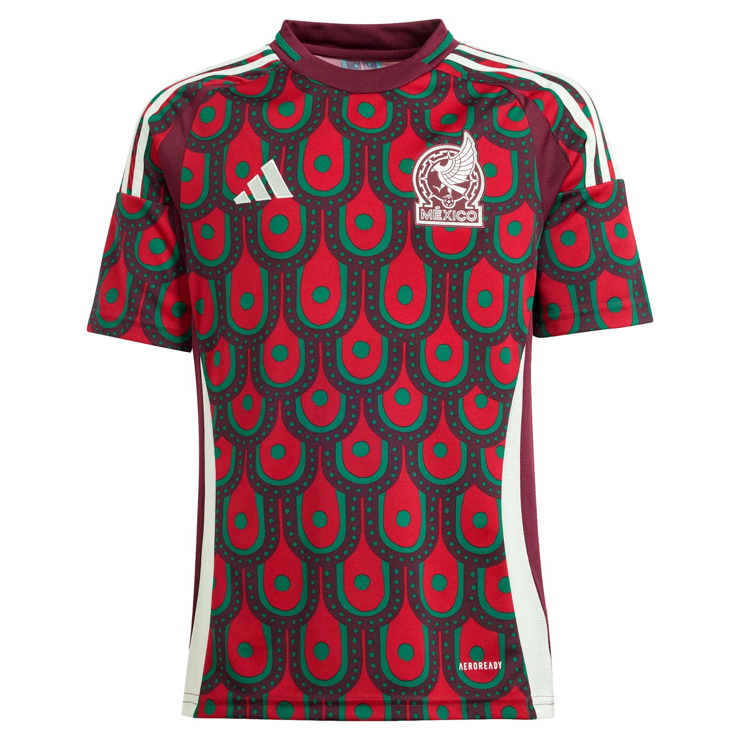 Mexico National Team Youth 2024 Home Replica Jersey - Burgundy