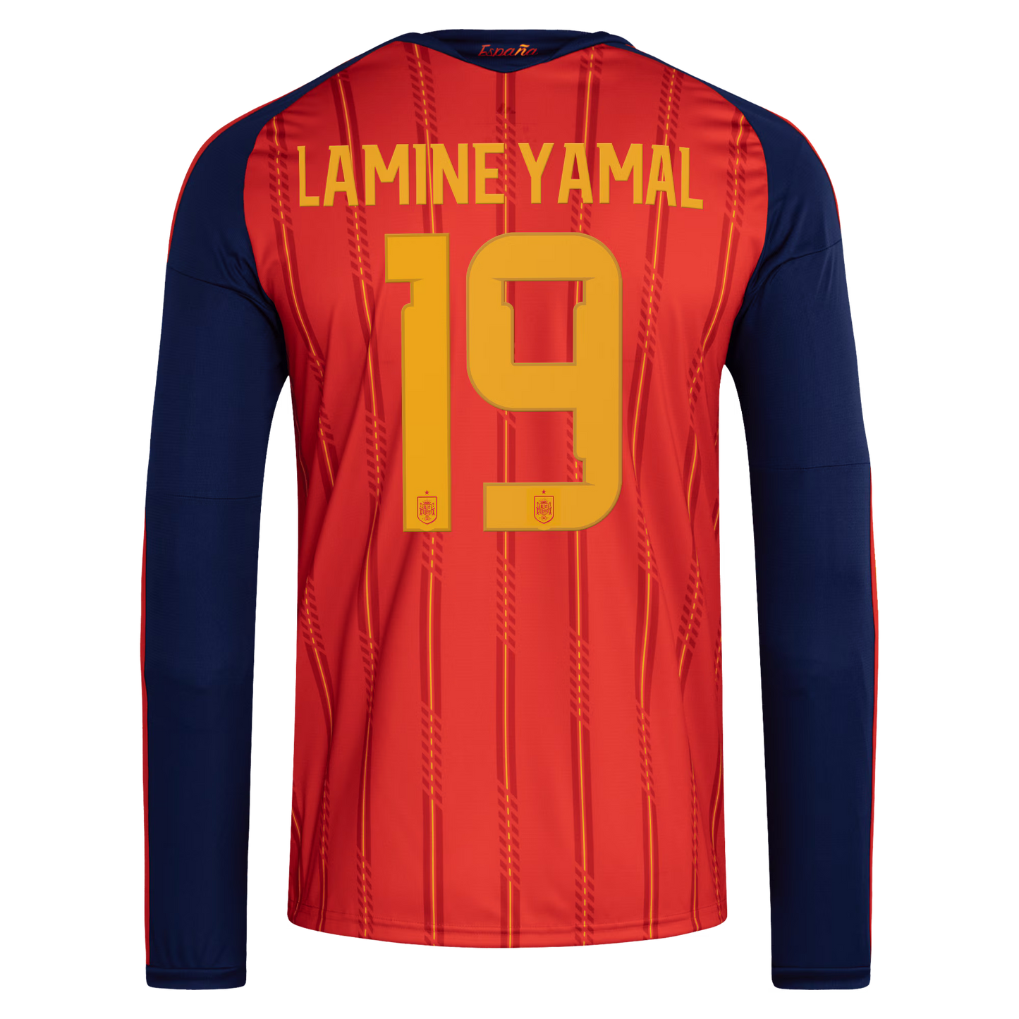 Lamine Yamal Spain National Team 2026 Home Replica Long Sleeve Jersey - Red