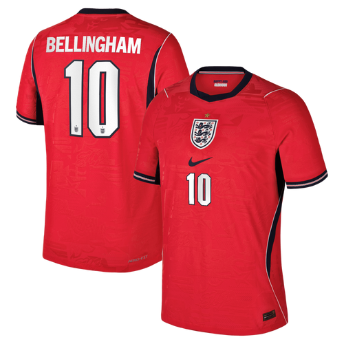 Jude Bellingham England National Team 2026 Away Match Jersey - Red