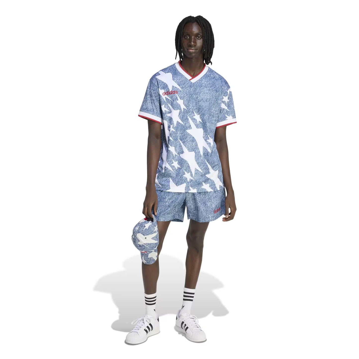 USA 1994 Denim Graphic Shorts - White