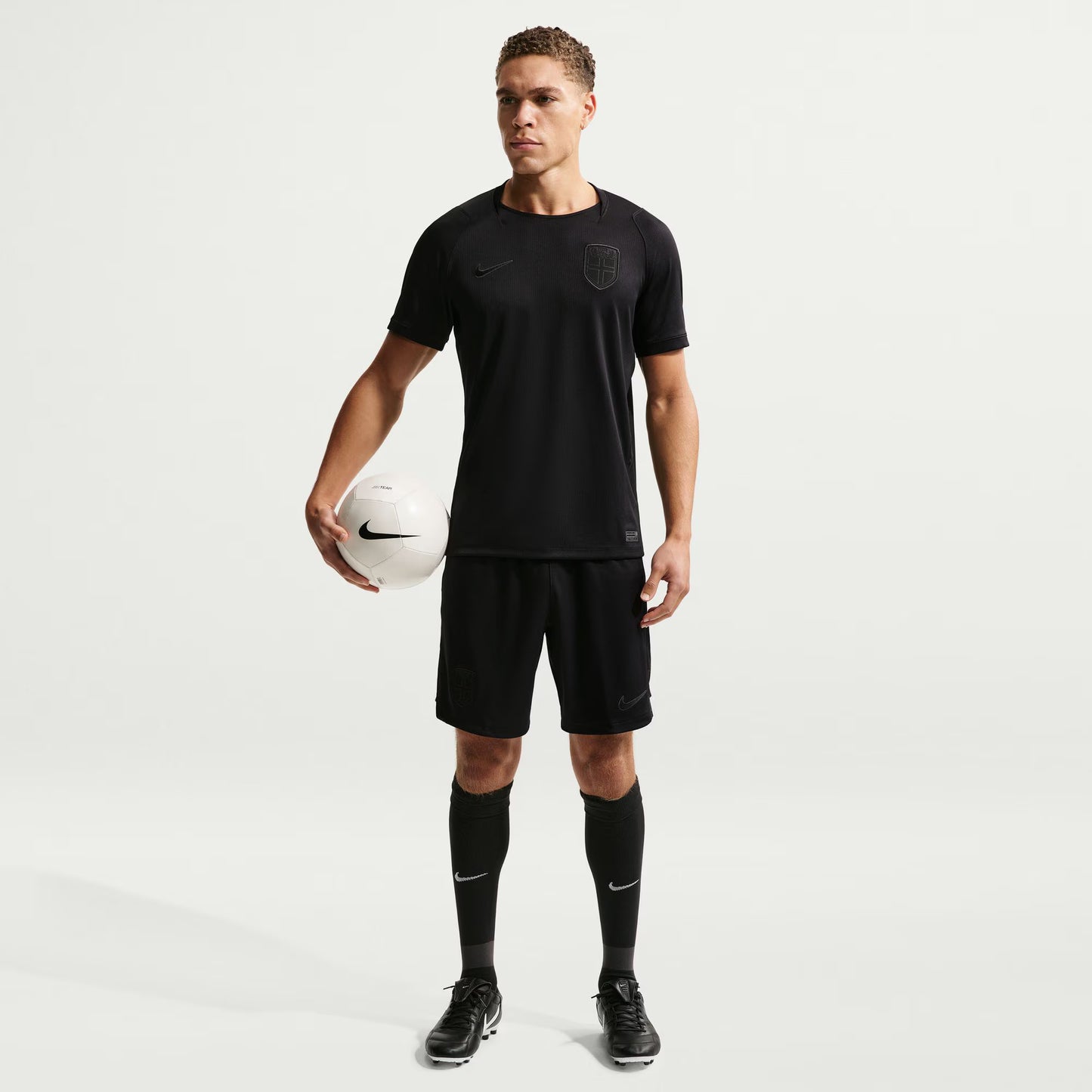 Norway National Team 2026 Away Stadium Replica Shorts - Black