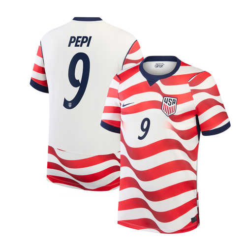 Ricardo Pepi USMNT 2026 Home Stadium Replica Jersey - White