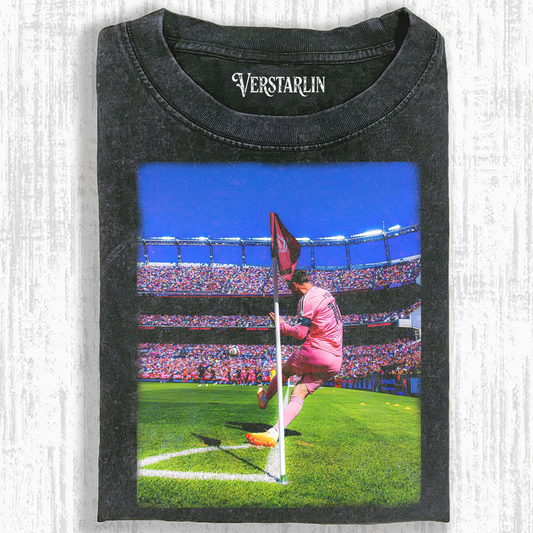 Inter Miami Messi Corner Kick Iconic Graphic Tee