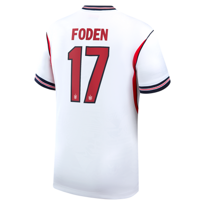 Phil Foden England National Team 2026 Home Stadium Replica Jersey - White