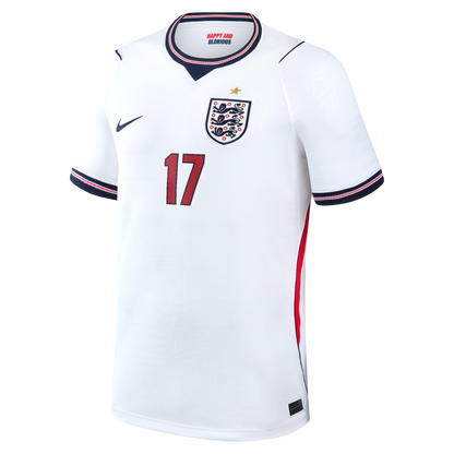 Phil Foden England National Team 2026 Home Stadium Replica Jersey - White