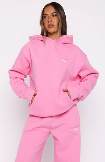 Vol. 1 Oversized Hoodie Bubblegum