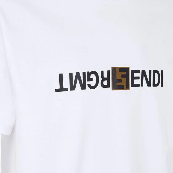 Black Letters Print T Shirt