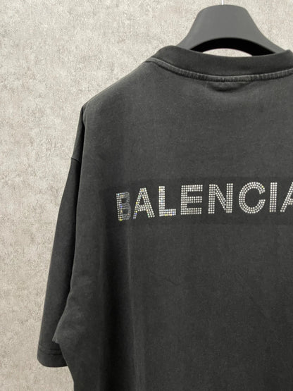 Diamond Letters On Back T Shirt