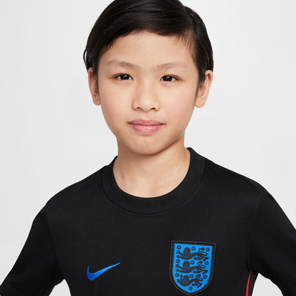 England Women's National Team Youth 2025/26 Away Replica Jersey - Black