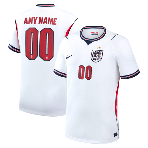 England National Team 2026 Home Stadium Replica Custom Jersey - White