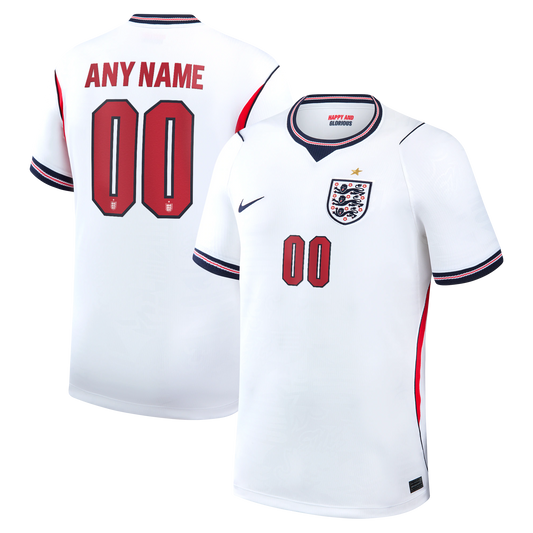 England National Team 2026 Home Stadium Replica Custom Jersey - White