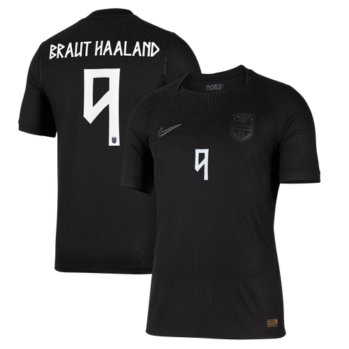 Erling Haaland Norway National Team 2026 Away Match Jersey - Black