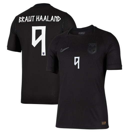 Erling Haaland Norway National Team 2026 Away Match Jersey - Black