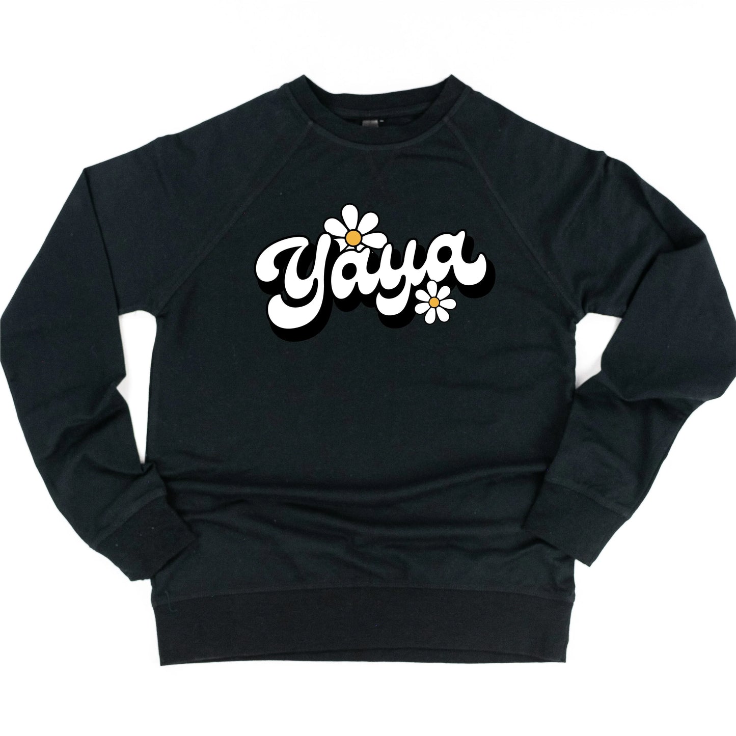 DAISY - YAYA - w/ Full Daisy on Back - Lightweight Pullover Sweater