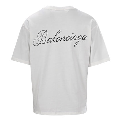 Signature ironing letter short-sleeved T-shirt