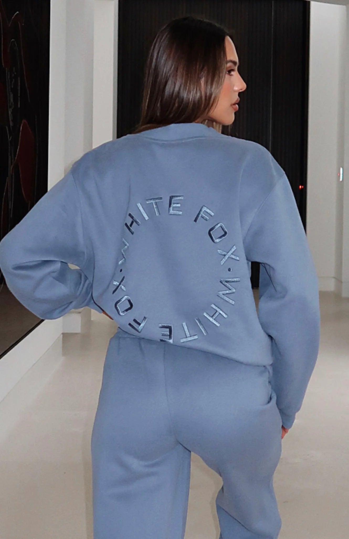 Stay Lifted Oversized Sweater Ocean