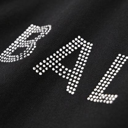 Front and back press drill short sleeve T-shirt
