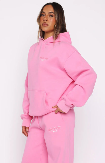 Vol. 1 Oversized Hoodie Bubblegum