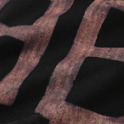 Front and rear Bitcoin double B mud dyed short sleeve T-shirt