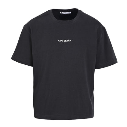 Small-label letters four-needle six-line short-sleeved T-shirt