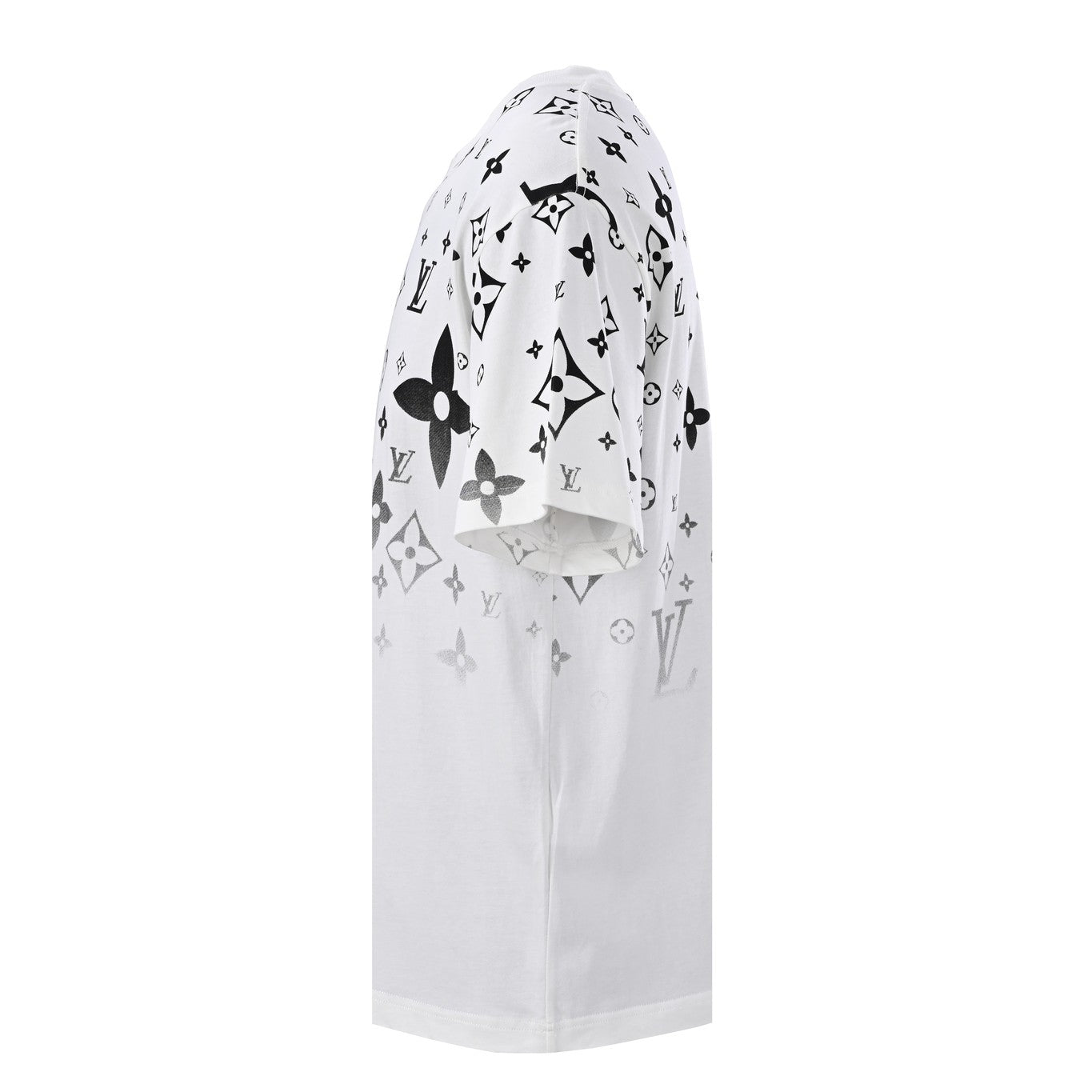 Three-flower full print short-sleeved T-shirt