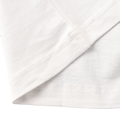 Gradient belt printed short-sleeved T-shirt