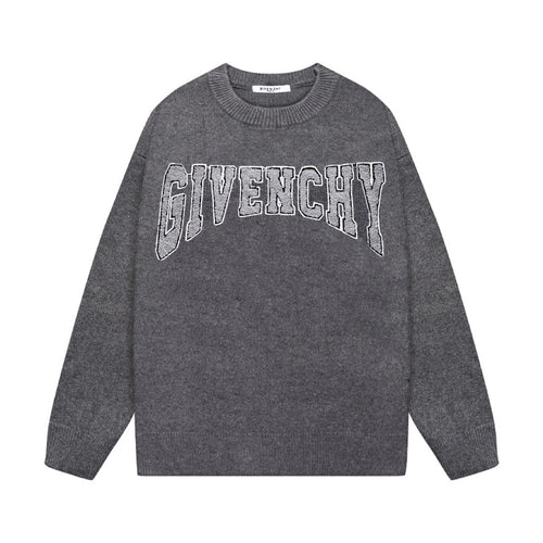 Letter Embroidered Sweater