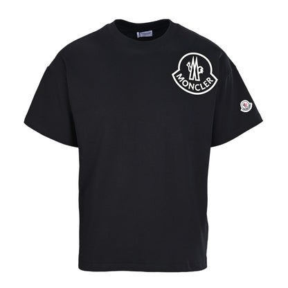 Chest glue logo printed short-sleeved T-shirt