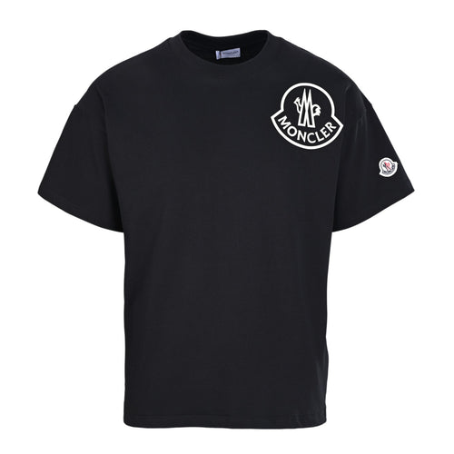 Chest glue logo printed short-sleeved T-shirt