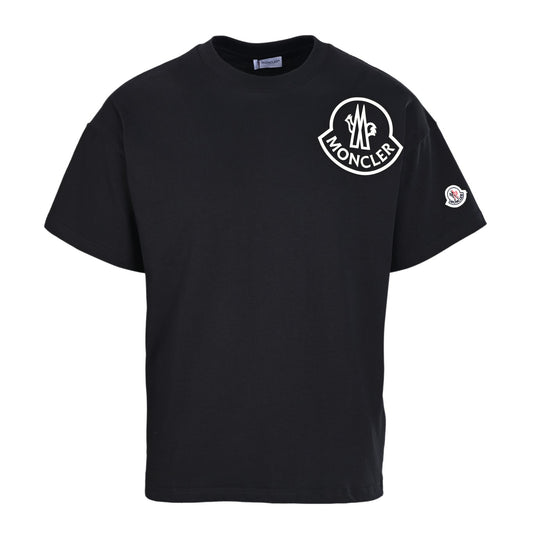 Chest glue logo printed short-sleeved T-shirt