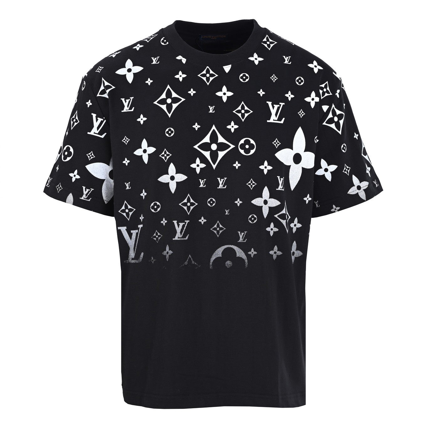 Three-flower full print short-sleeved T-shirt