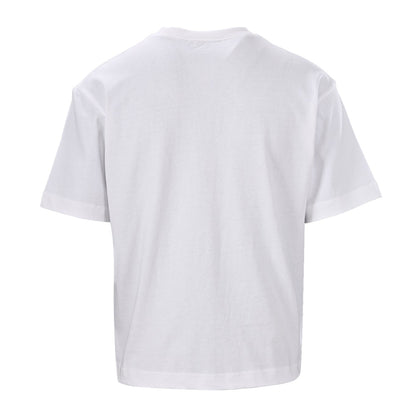 Small-label letters four-needle six-line short-sleeved T-shirt