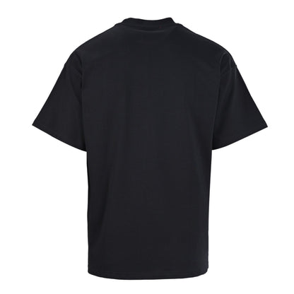 Three-dimensional embossed letters logo short-sleeved T-shirt