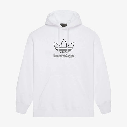Hollow Classic Print Hoodie