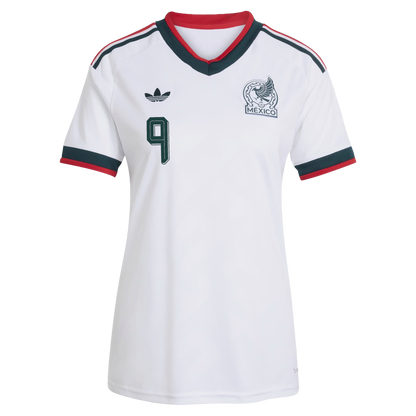 Raúl Jiménez Mexico National Team Women's 2026 Away Replica Jersey- White