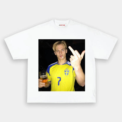Sweden Football Style Tee 5