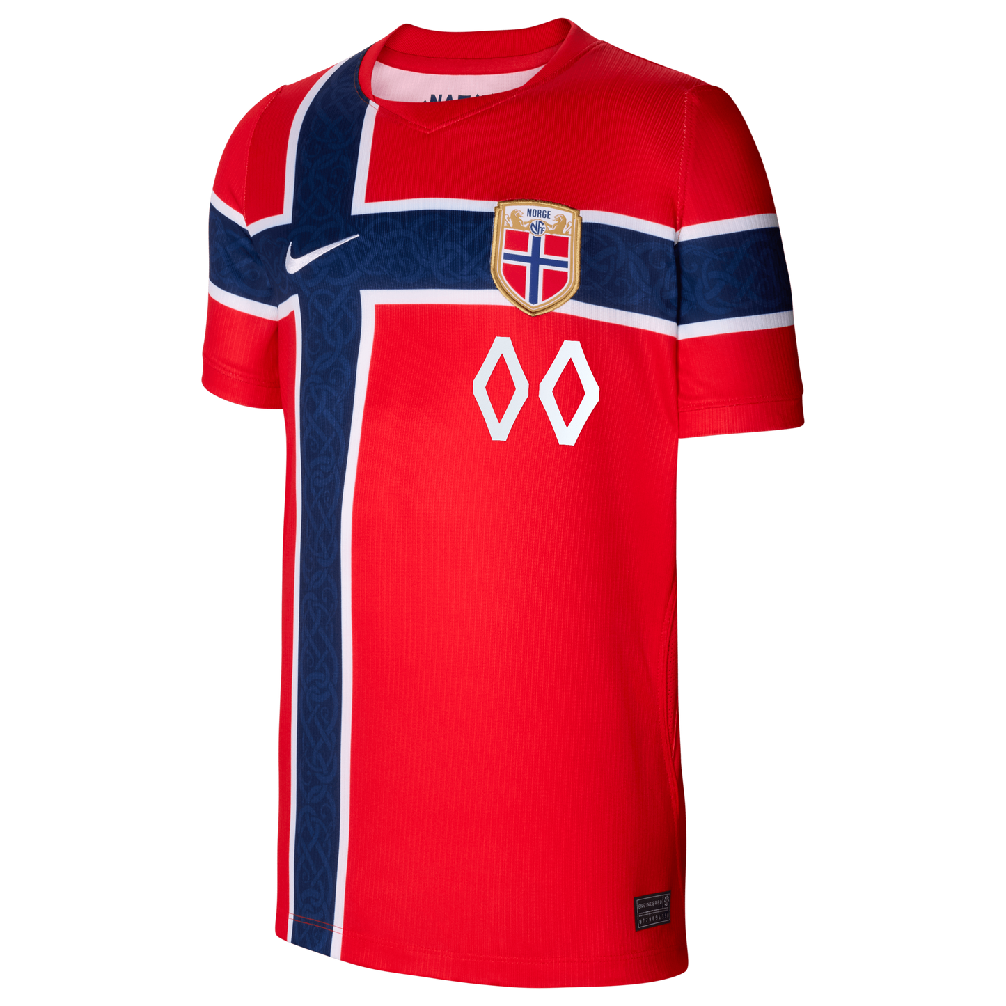 Norway National Team Youth 2026 Home Stadium Replica Custom Jersey - Red
