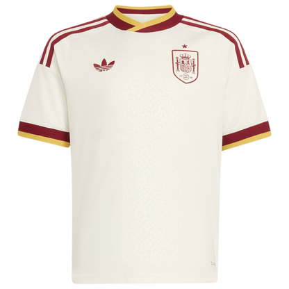 Spain National Team Youth 2026 Away Replica Jersey - White