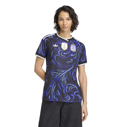 Argentina National Team Women's 2026 Away Replica Jersey - Black
