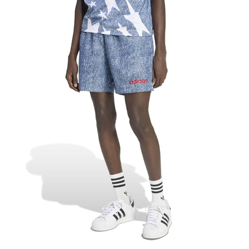 USA 1994 Denim Graphic Shorts - White