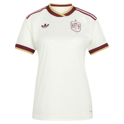 Spain National Team Women's 2026 Away Replica Jersey - White