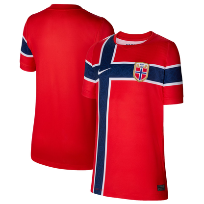 Norway National Team Youth 2026 Home Stadium Replica Jersey - Red