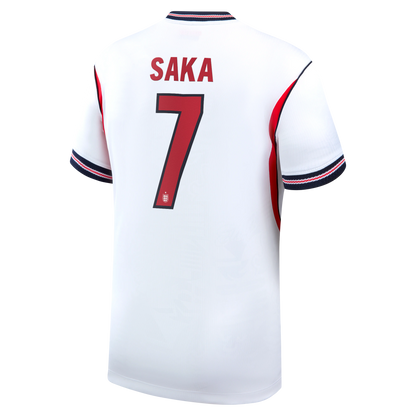 Bukayo Saka England National Team 2026 Home Stadium Replica Jersey - White