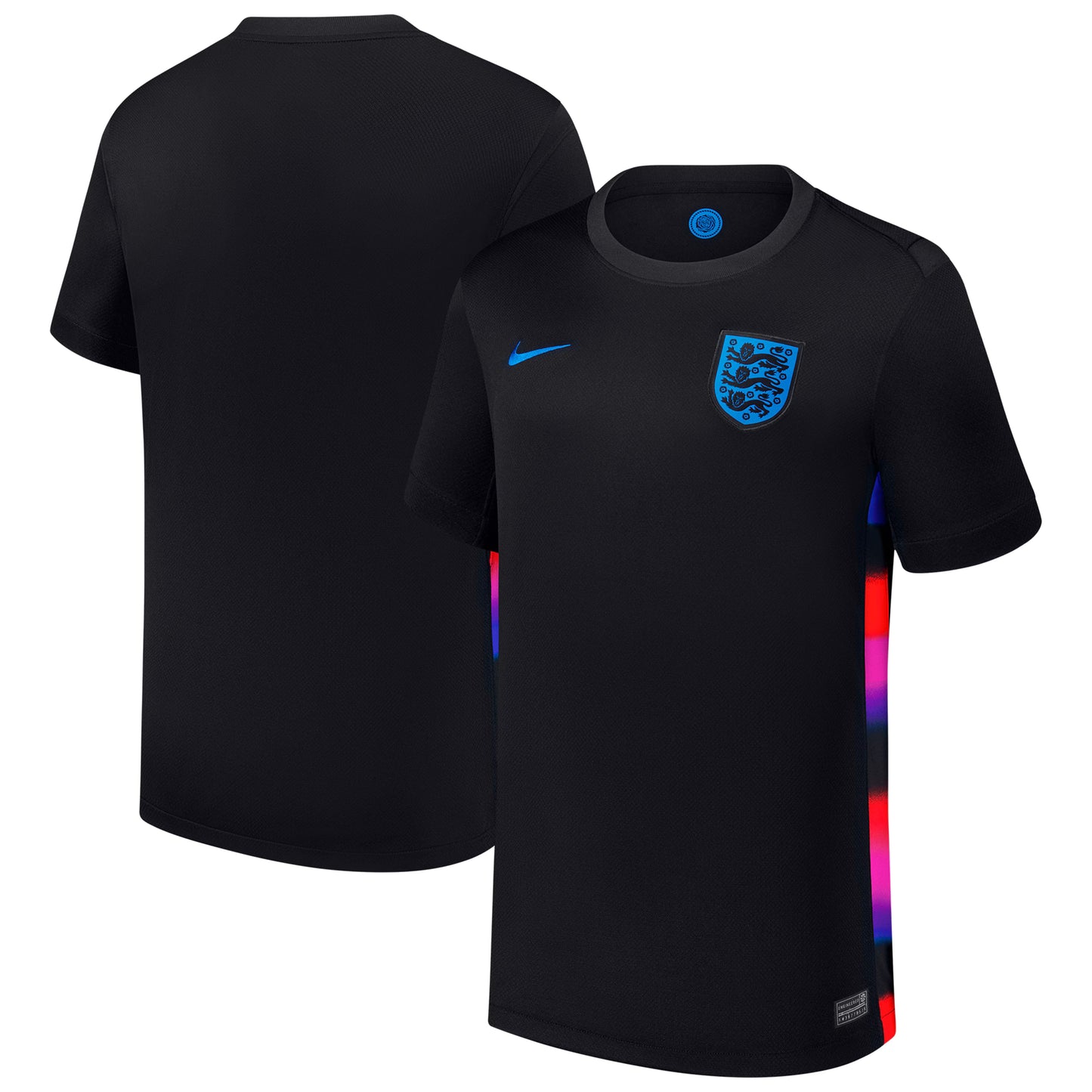 England Women's National Team Youth 2025/26 Away Replica Jersey - Black
