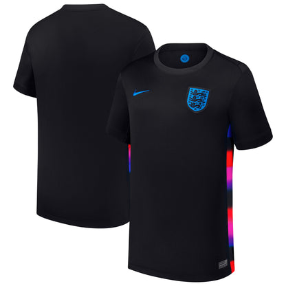 England Women's National Team Youth 2025/26 Away Replica Jersey - Black